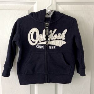Boys OshKosh B'Gosh Fleece Lined Zippered Hoodie